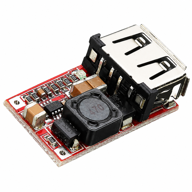 DC to DC 6-18V to 5V USB Output Step Down Power Charger Buck Converter